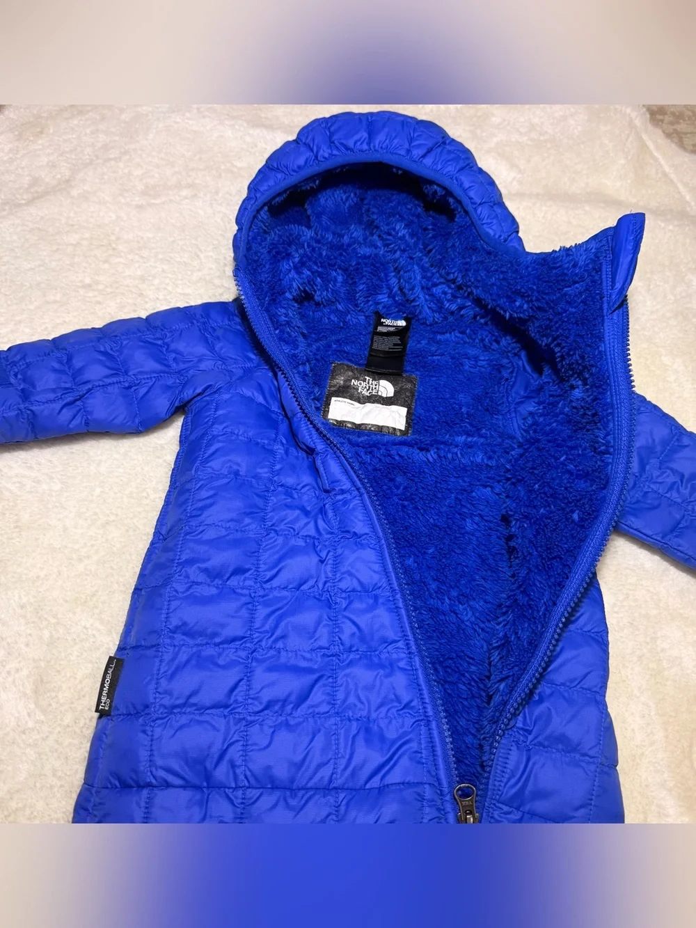 THE NORTH FACE THERMOBALL ECO INSULATED BUNTING INFANTS SNOWSUIT 6-12 Months